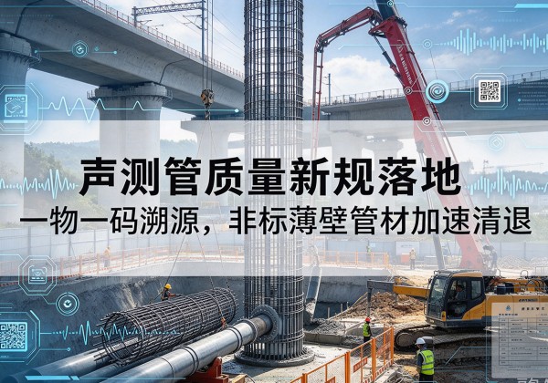 南通声测管质量新规落地，一物一码溯源，非标薄壁管材加速清退